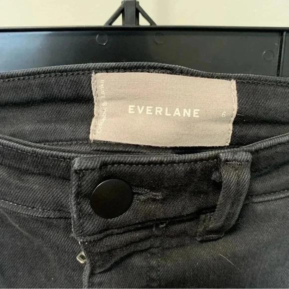 Everlane  colombo Sri lanka black slim leg crop jeans - Picture 6 of 9